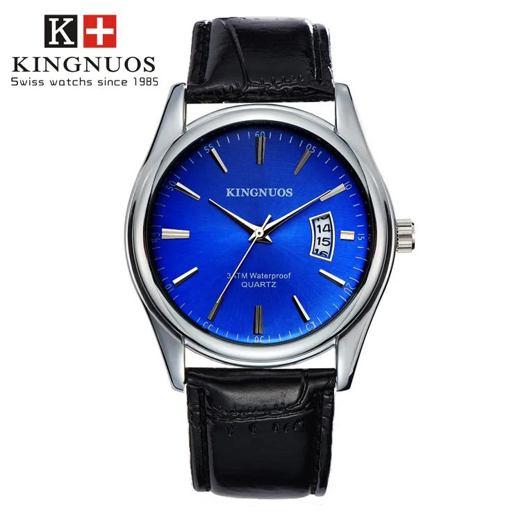 Luxury Men’s Quartz Watch Waterproof & Calendar