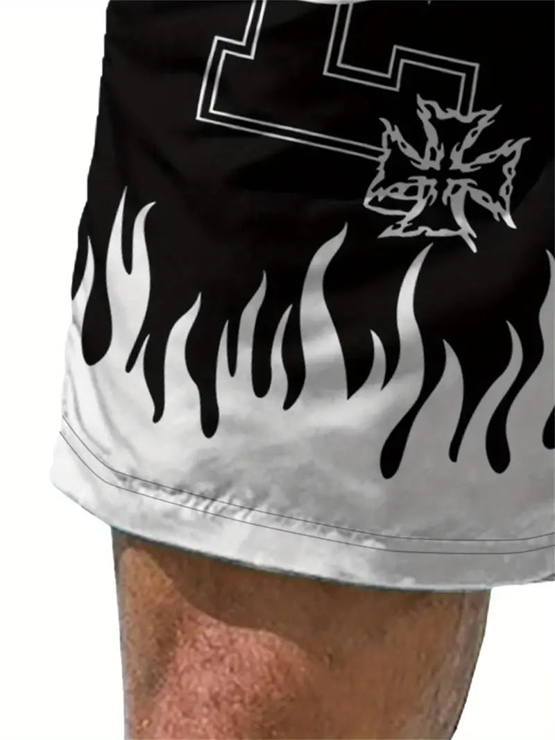 Men's LA Graphic Print Shorts