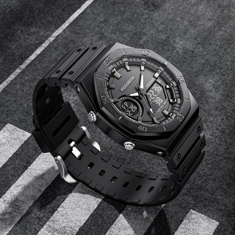 Men's Dual Display Outdoor Sports Quartz Watch