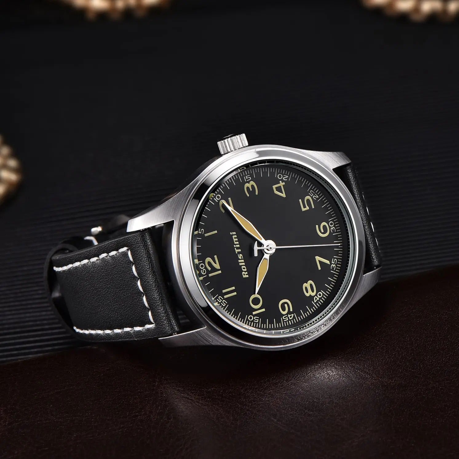 New Men's Watches Military Pilot's Quartz Watch