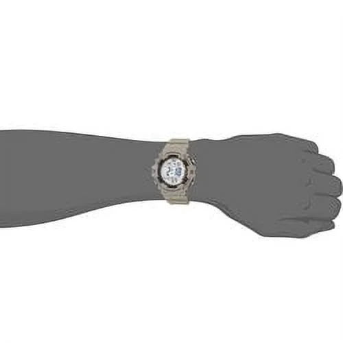 Casio Large LCD Digital Wristwatch Adult Mens Tan