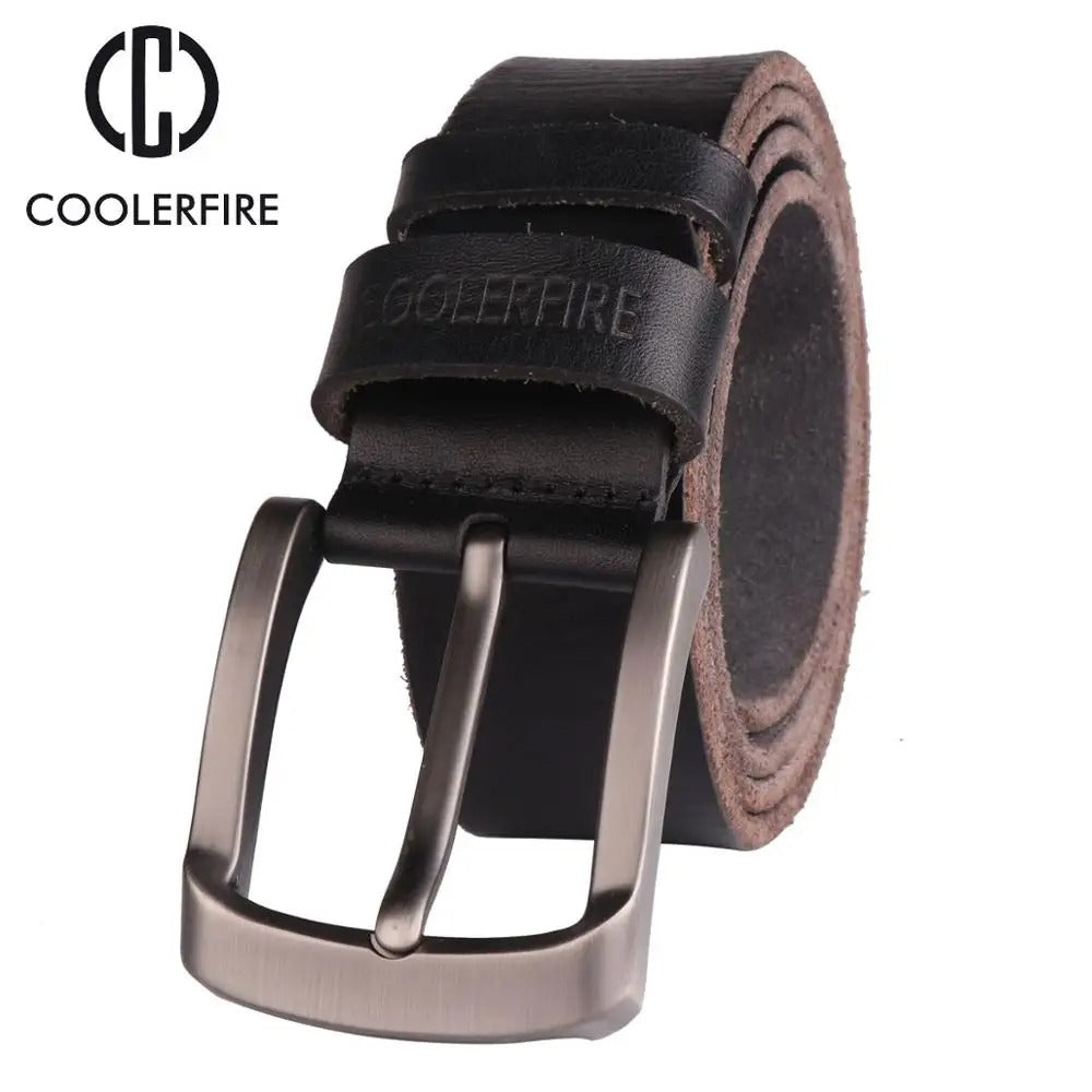 Men's 100% Genuine Leather Belt 100cm