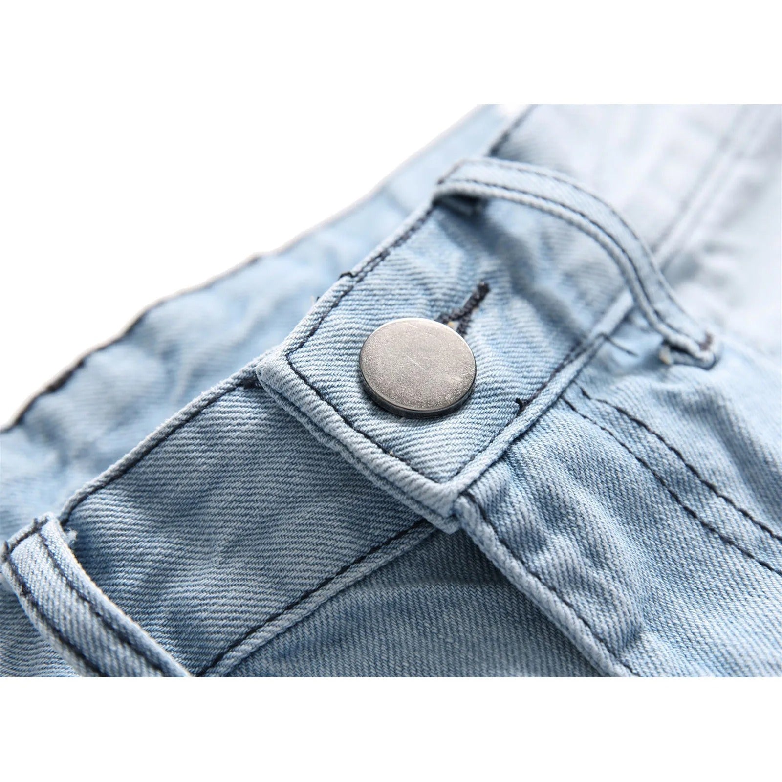 Men's Retro Style Washed Slim Fit Stretch Denim Jeans