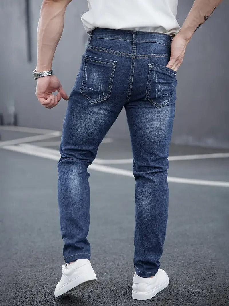 Men’s Slim Fit Pencil Jeans