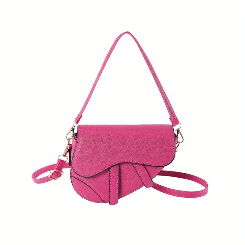 Handheld Messenger Bag in White, Wine Red, Black, Crossbody Bag