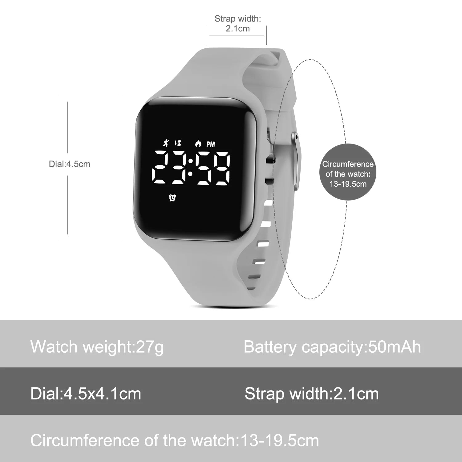 Boys Sport Watch with Stopwatch,Alarm Clock, Waterproof