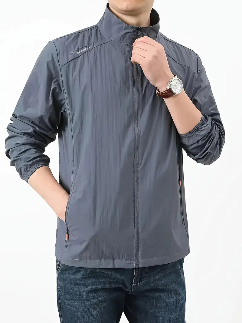 Men's Lightweight Hooded Nylon Jacket