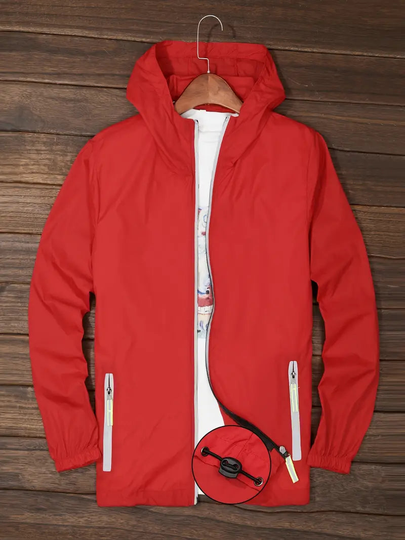 Men's Lightweight UV Protection Hooded Jacket