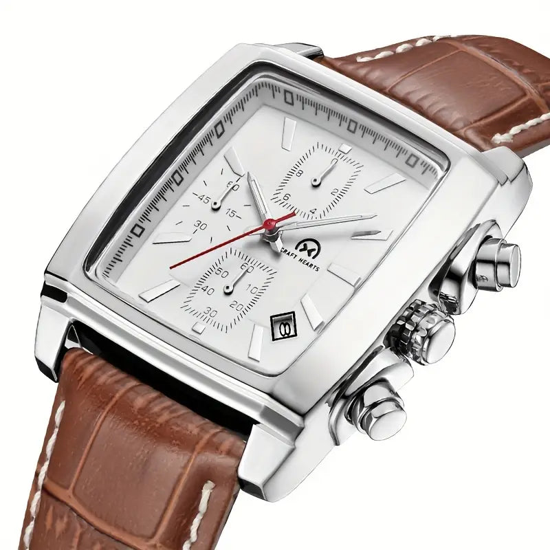 Vintage-Inspired Men's Quartz Watch