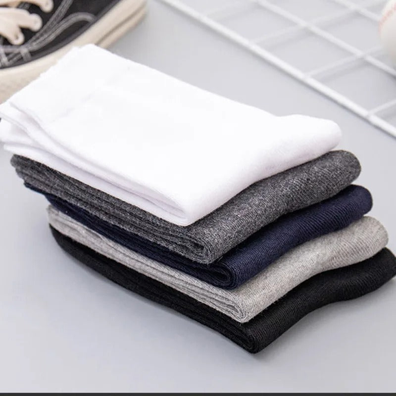 Men’s Pure Cotton Long Socks – 20 Pcs