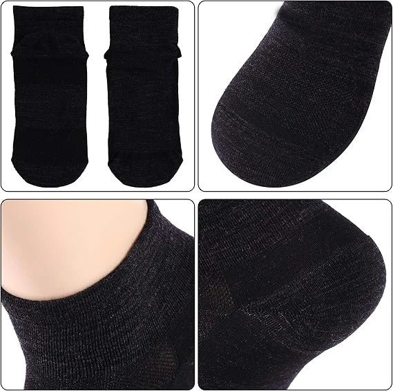 Merino Wool Ultra-Light Athletic Ankle Socks – 3 Pairs