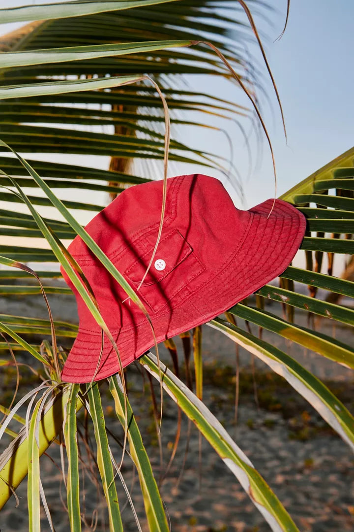 Cargo Bucket Hat Red