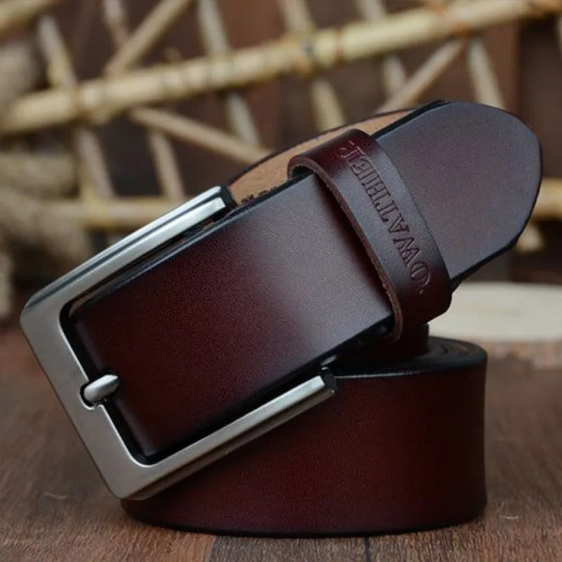 Men's Vintage Genuine Leather Belt – 105cm