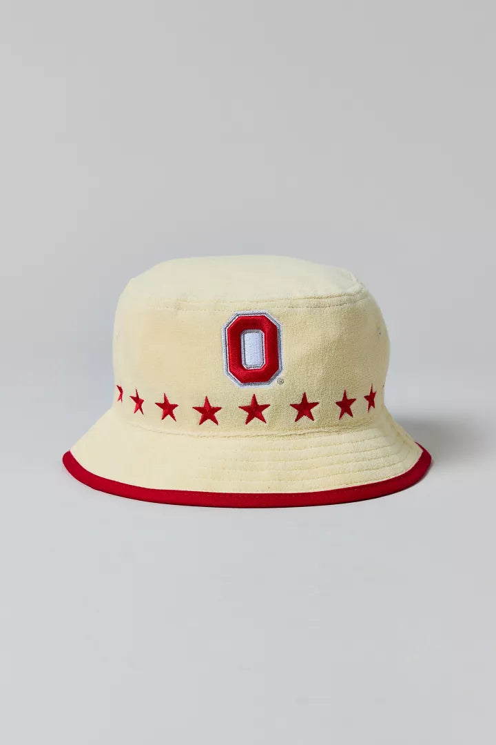Mitchell & Ness NCAA Ohio State University Dune Bucket Hat