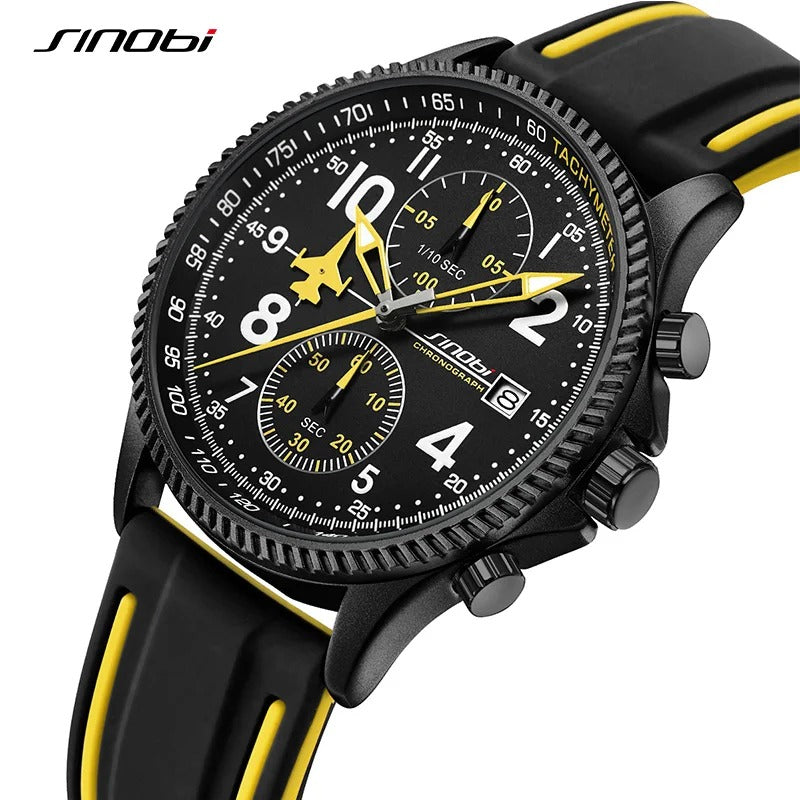 Creative Airplane Chronograph Men's Watch -