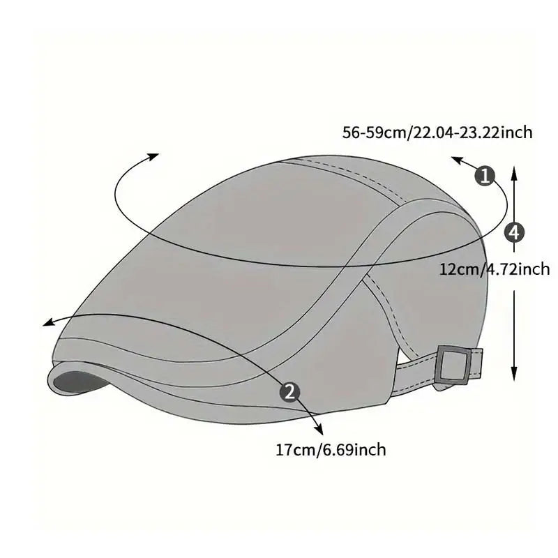 Men's Breathable Mixed Color Sun Hat