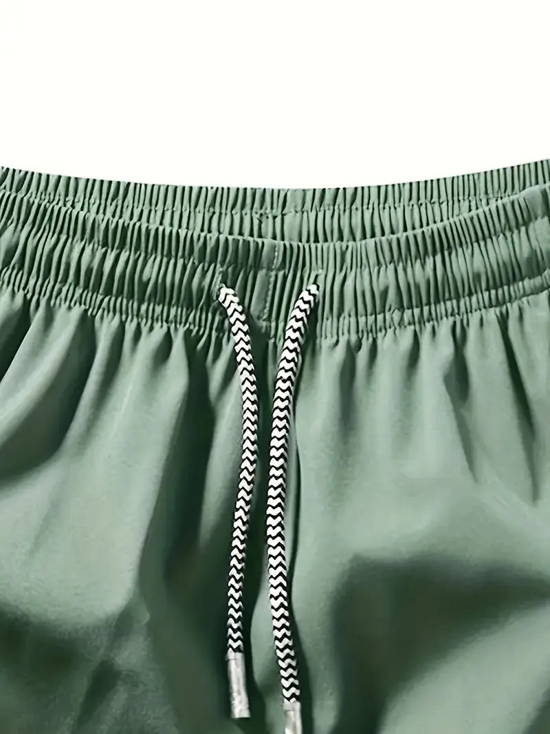 Men's Summer Running & Gym Shorts with Drawstring