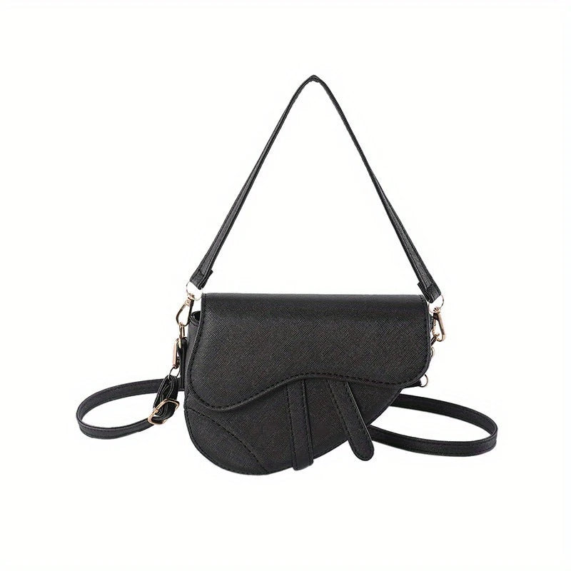 Handheld Messenger Bag in White, Wine Red, Black, Crossbody Bag