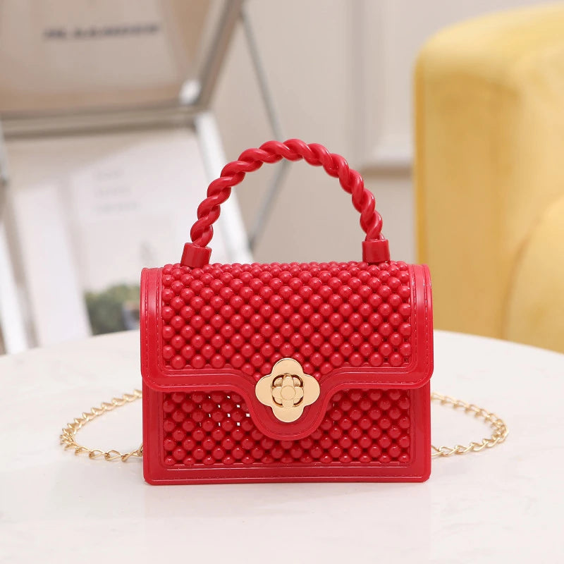 Women'S Fashion PVC Chain Crossbody Bag DIY Mini Handbag