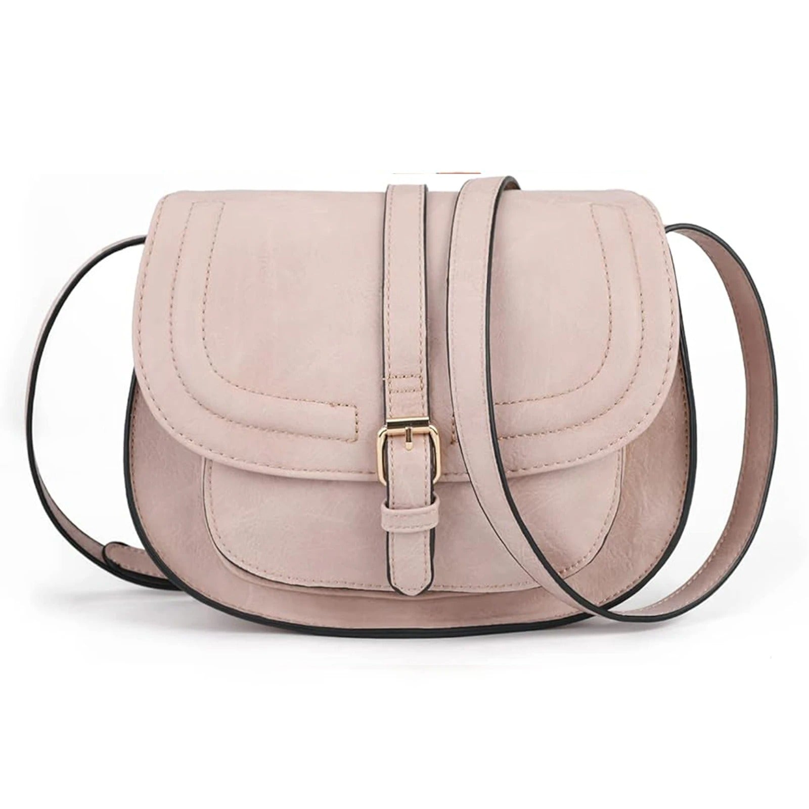 Boho Saddle Faux Leather Crossbody