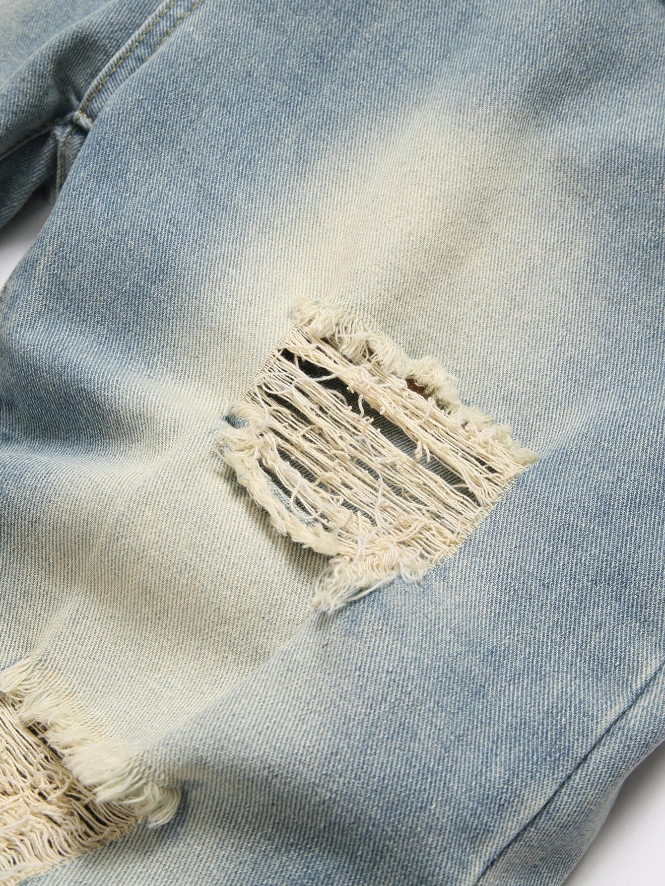 Vintage Streetwear Relaxed Fit Distressed Jeans