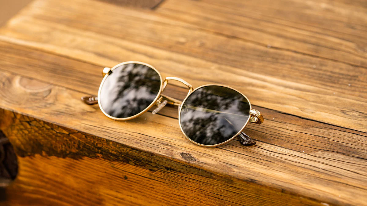 Gold / Aviator Green Love & Haights Sunglass