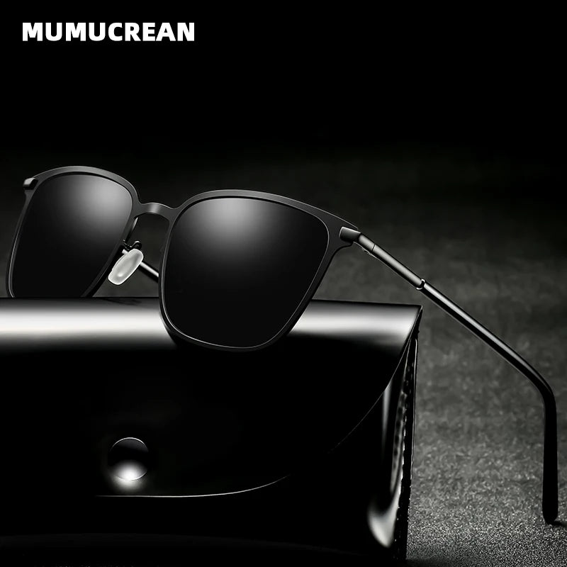 Men's Square Polarized Night Vision Sunglasses