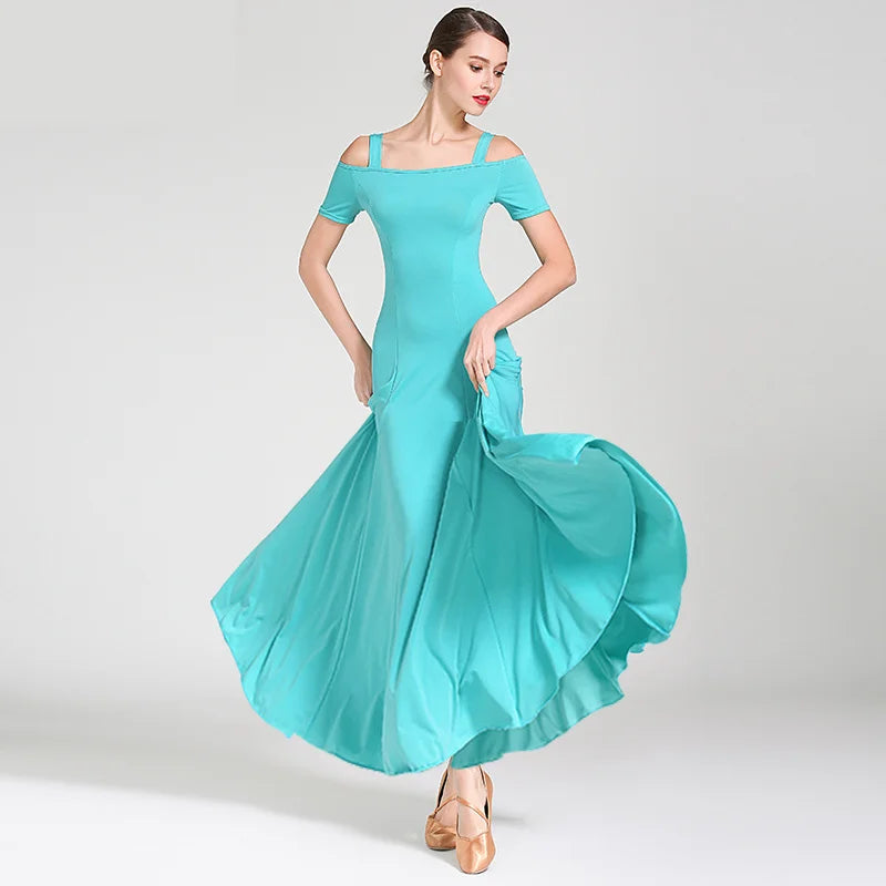 women Ballroom Dance Competition Dress Women Waltz Dress Standard Modern Dance Performance Costumes