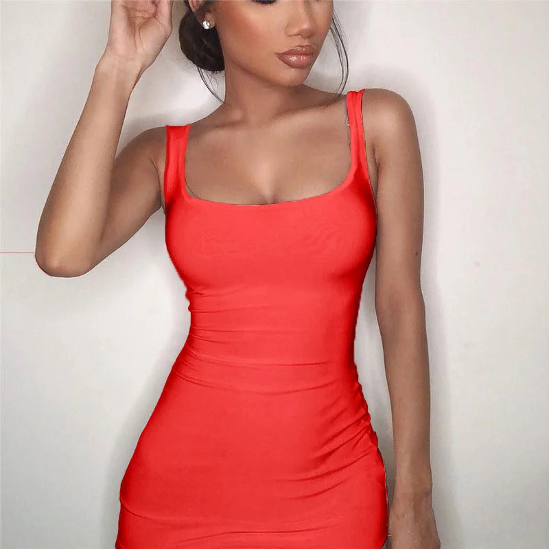 Fashion Womens Sexy Bodycon Dress Slim Casual Club Party Dresses Sundress Sexy Office Lady Elegant Casual Mini Vestidos De Mujer