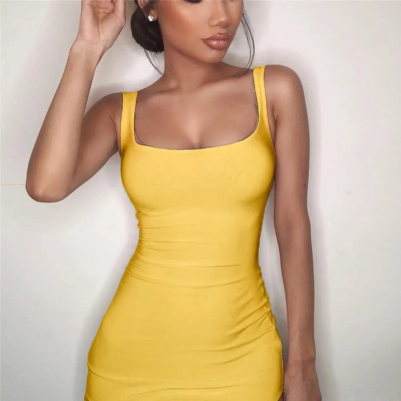 Fashion Womens Sexy Bodycon Dress Slim Casual Club Party Dresses Sundress Sexy Office Lady Elegant Casual Mini Vestidos De Mujer