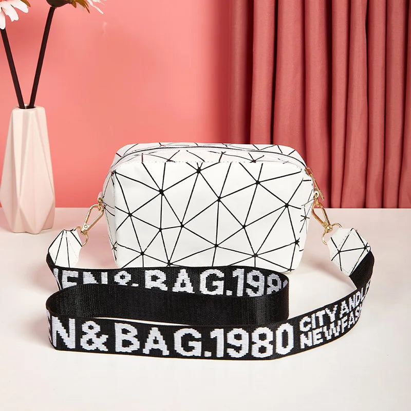 Yogodlns Fashion Laser Crossbody Messenger Bag