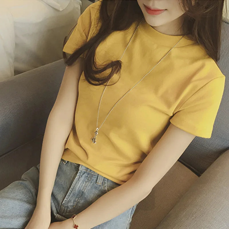 MRMT Women's Half High Collar T-shirt