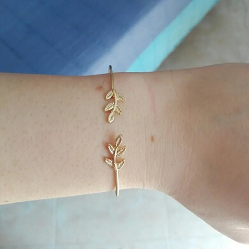 New Leaf Punk Cuff Bracelet
