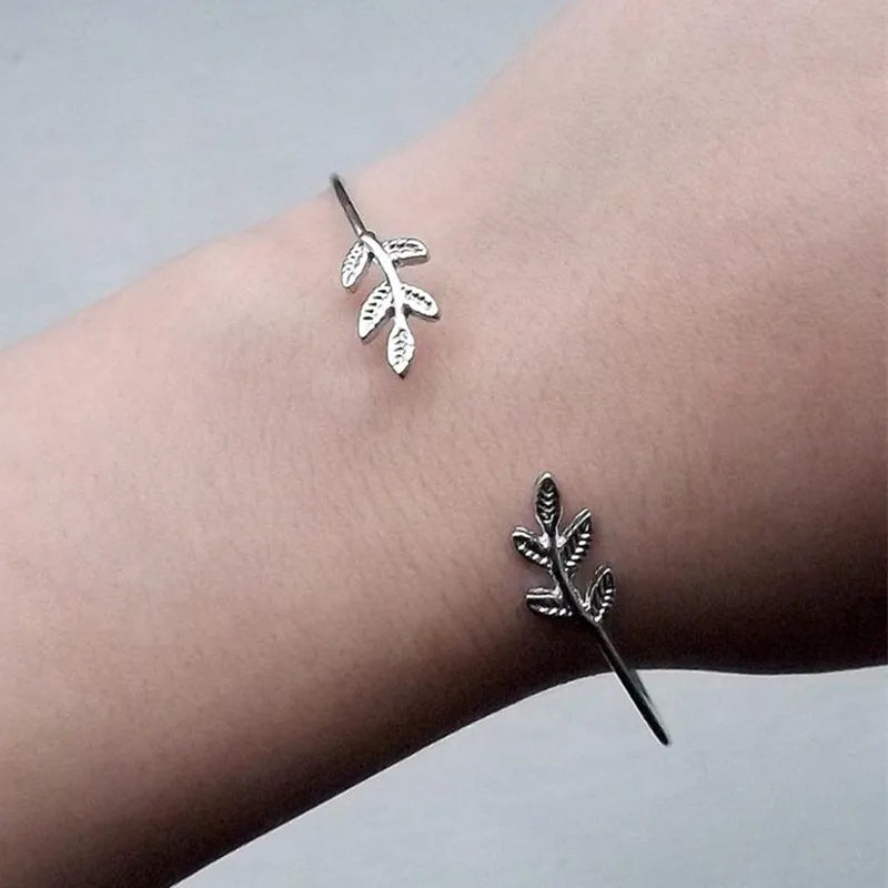 New Leaf Punk Cuff Bracelet