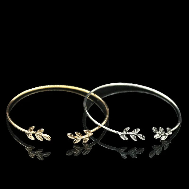 New Leaf Punk Cuff Bracelet
