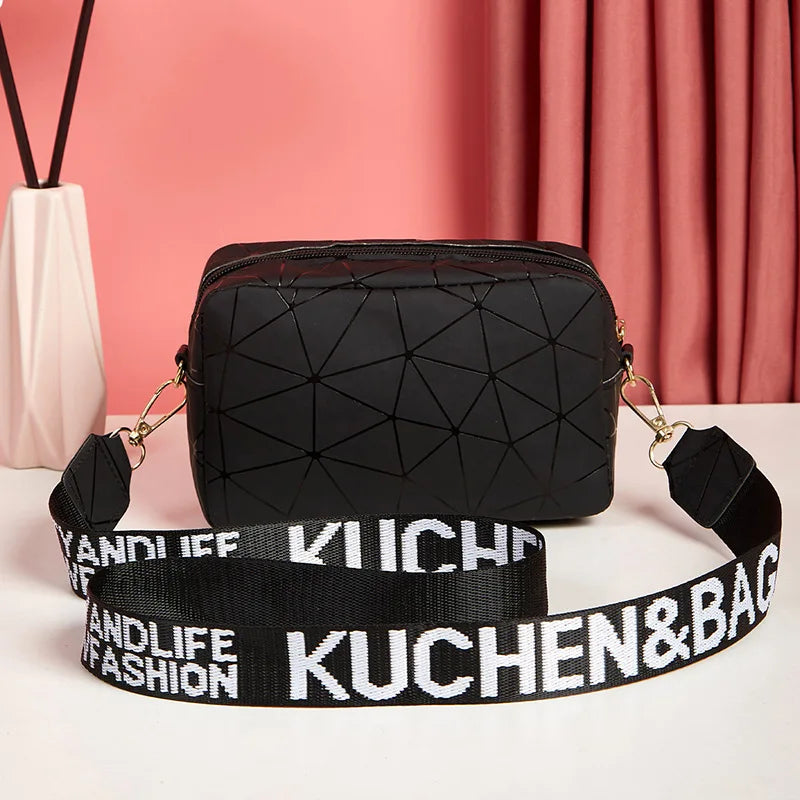 Yogodlns Fashion Laser Crossbody Messenger Bag