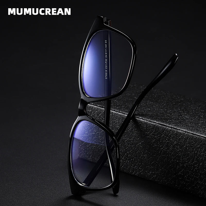 New TR90 Anti-Blue Retro Square Glasses