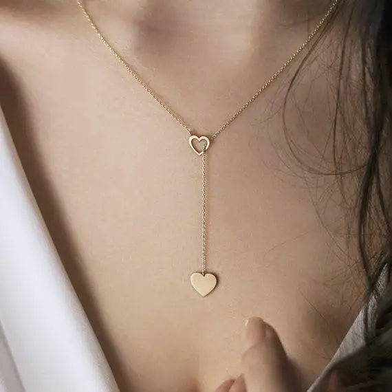 Europe & USA Popular Peach Heart Necklace