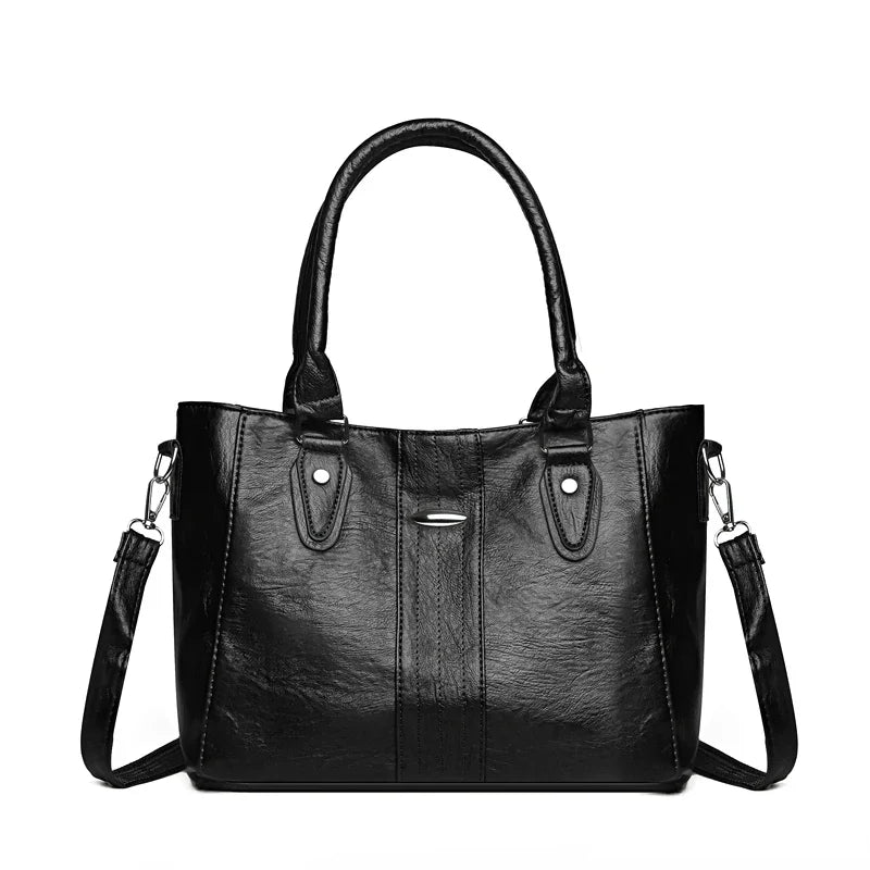 Vintage Soft Leather Handbag for Women
