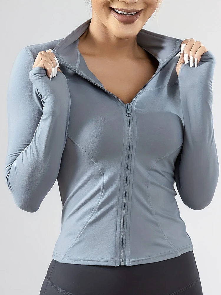 Women's Yoga Fitness Long Sleeve Top