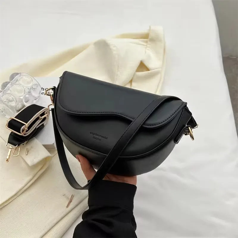 Luxury Print Leather Women’s Shoulder Bag