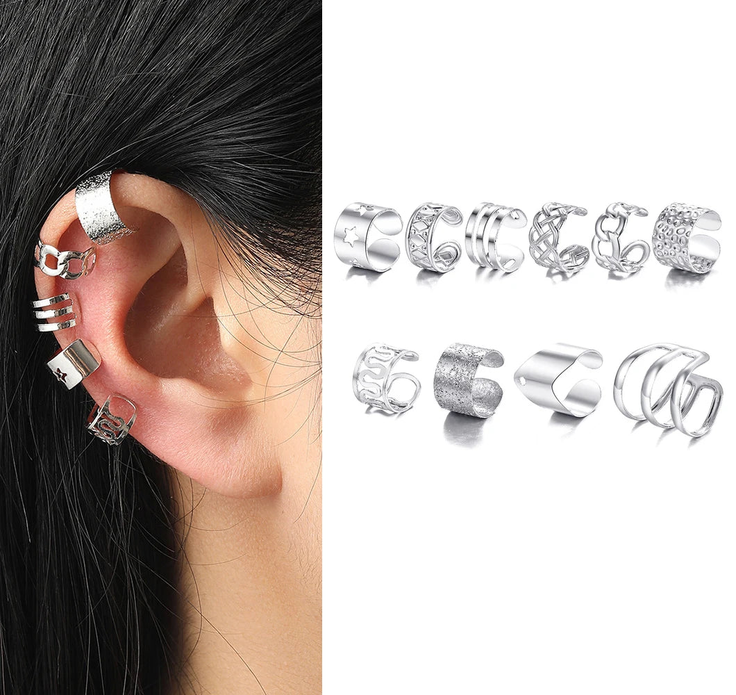 Delicate Tassel Clip-On Ear Cuff Earrings