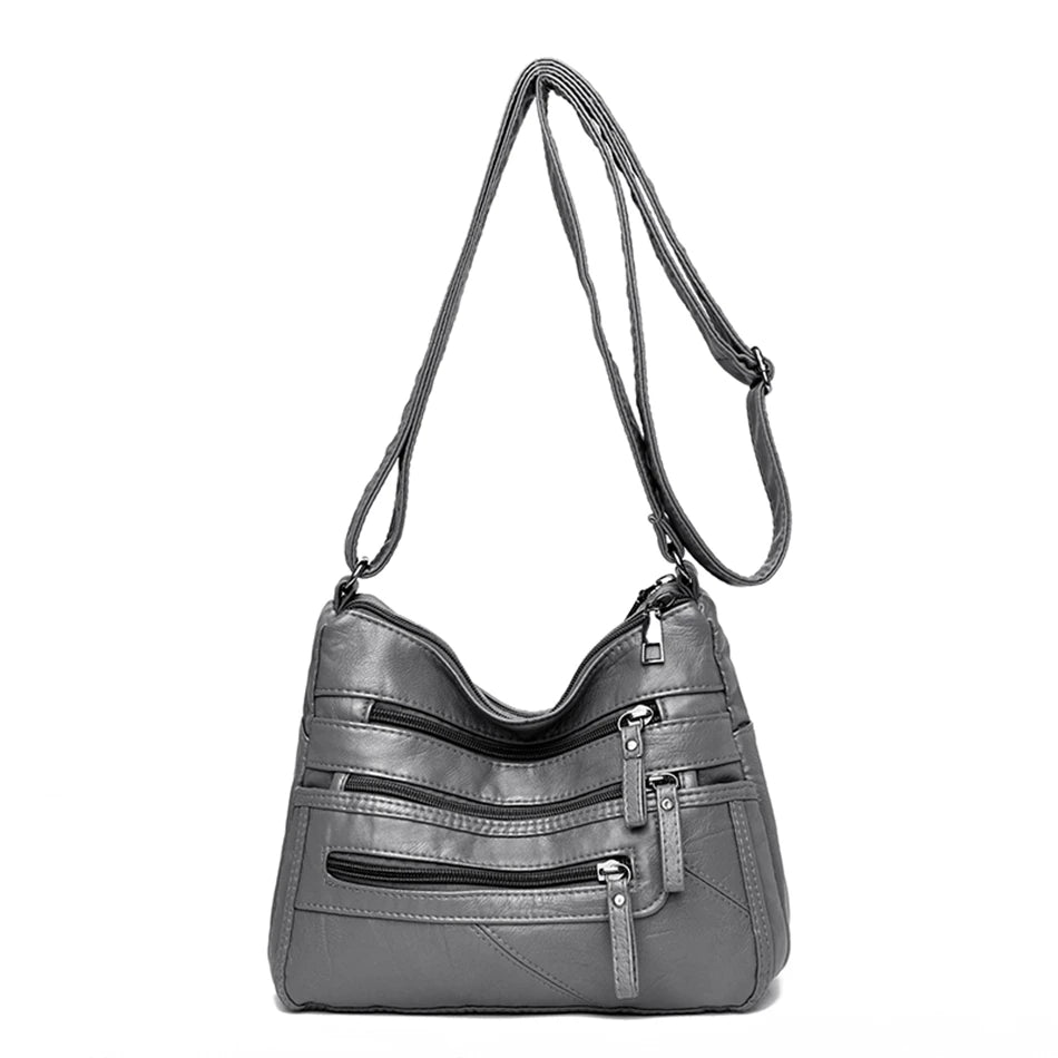 High-Quality PU Leather Crossbody Bag