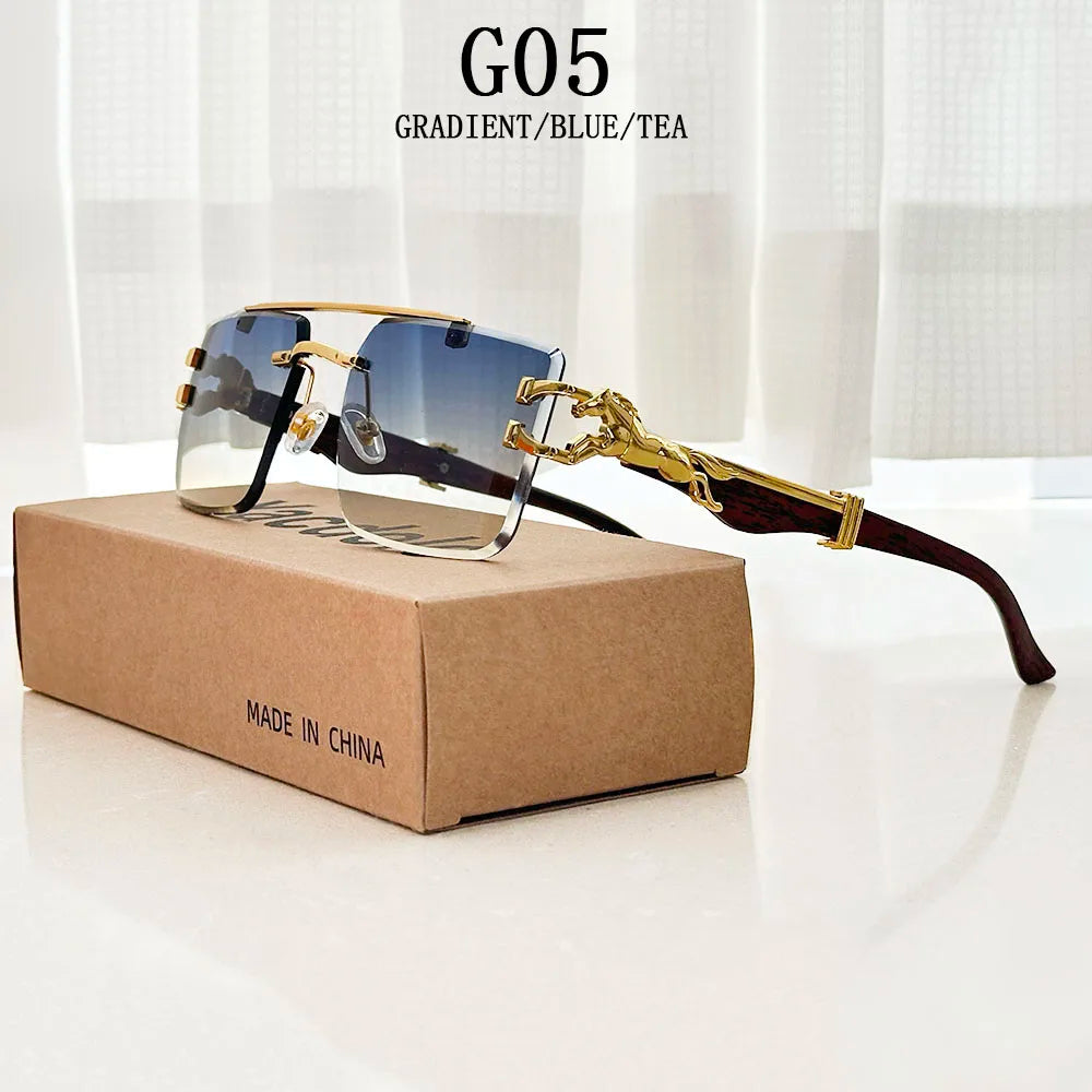 Vintage Square Sunglasses for Men & Women