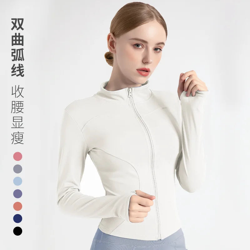 Women’s Zip Sports Jacket Winter Activewear