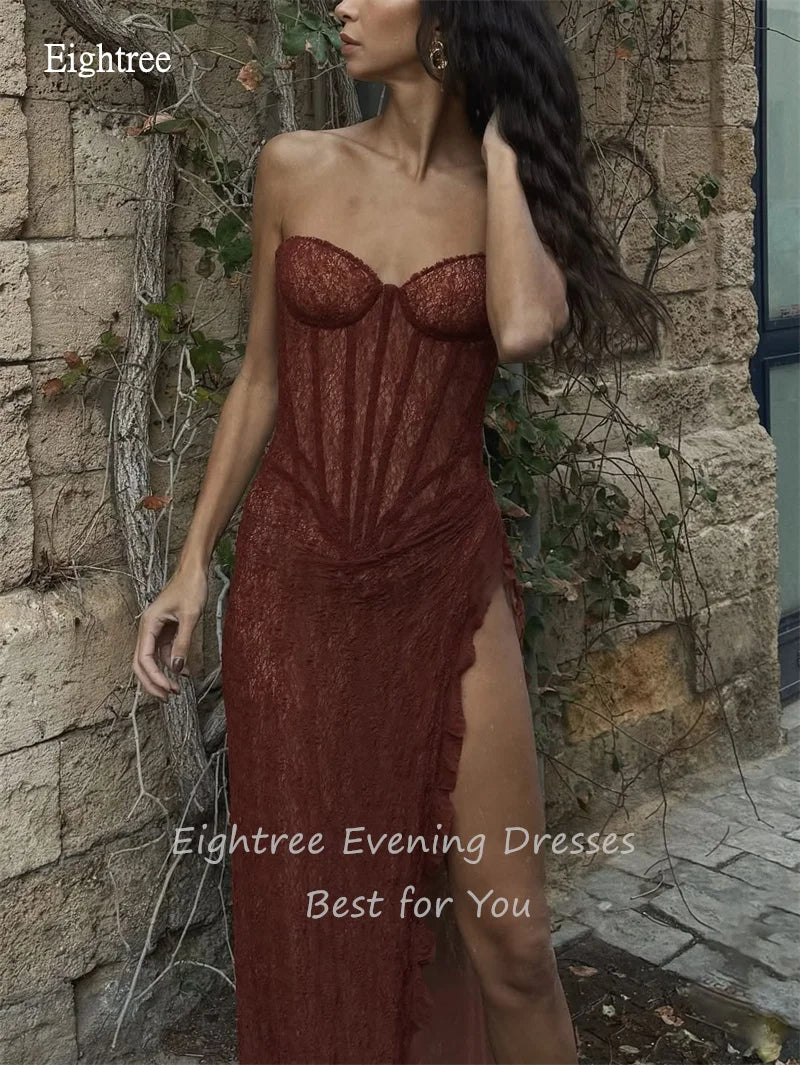Eightree Sexy Sweetheart Neck Mermaid Evening Dresses