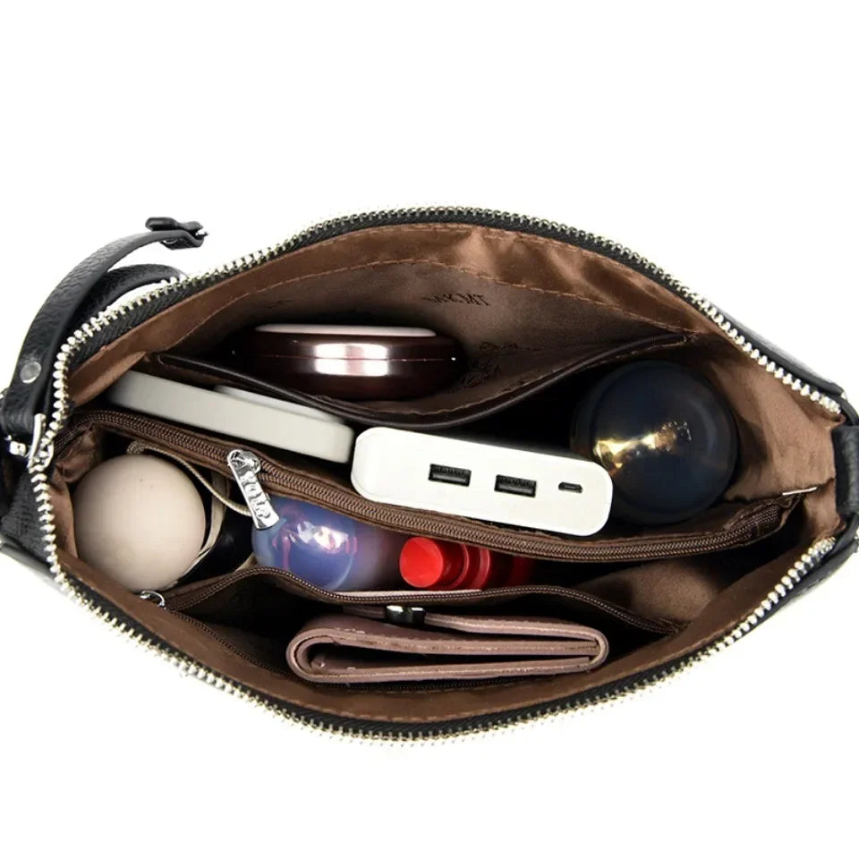 Genuine Leather Luxury Crossbody Shoulder Bag
