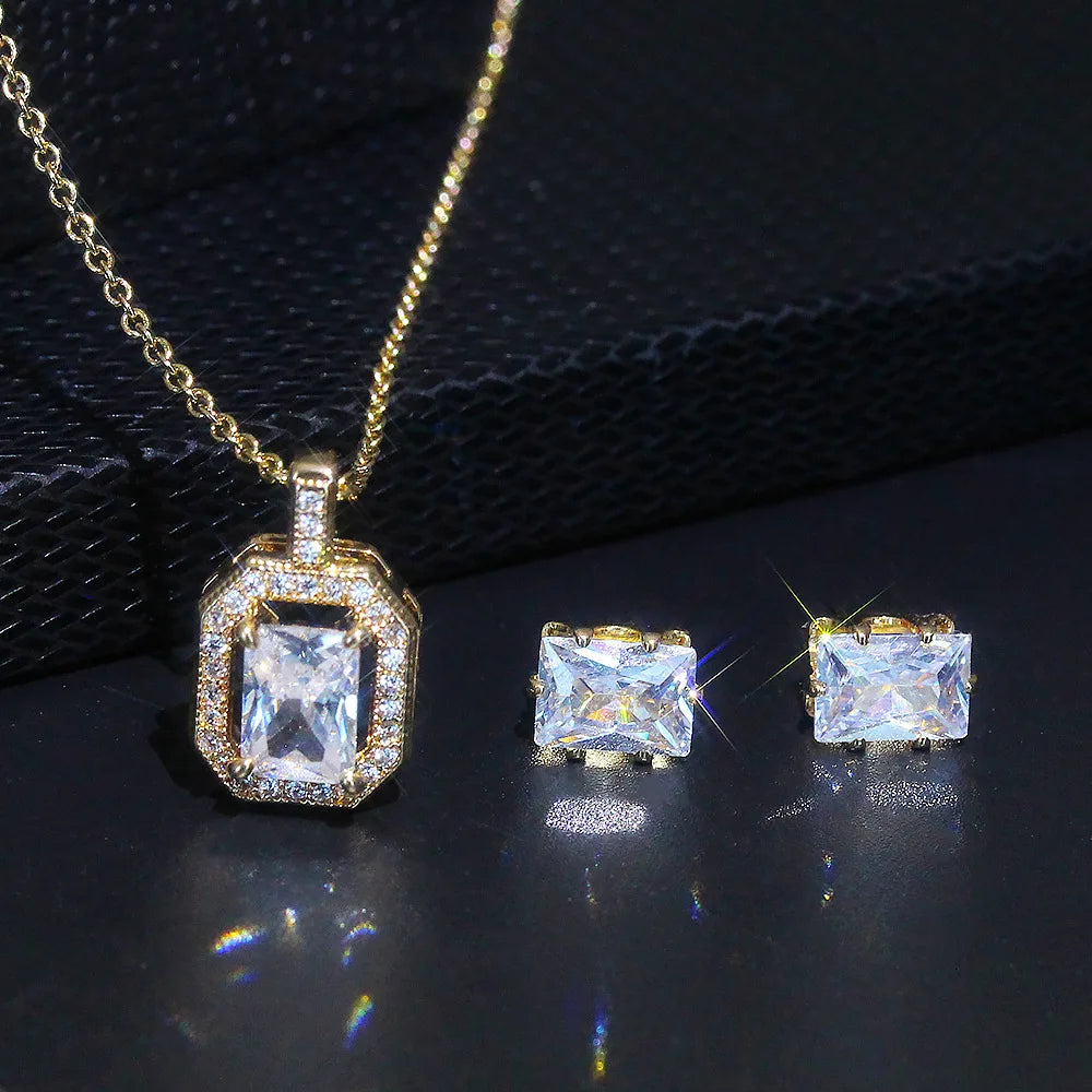 15-Design 925 Sterling Silver Bridal Jewelry Set