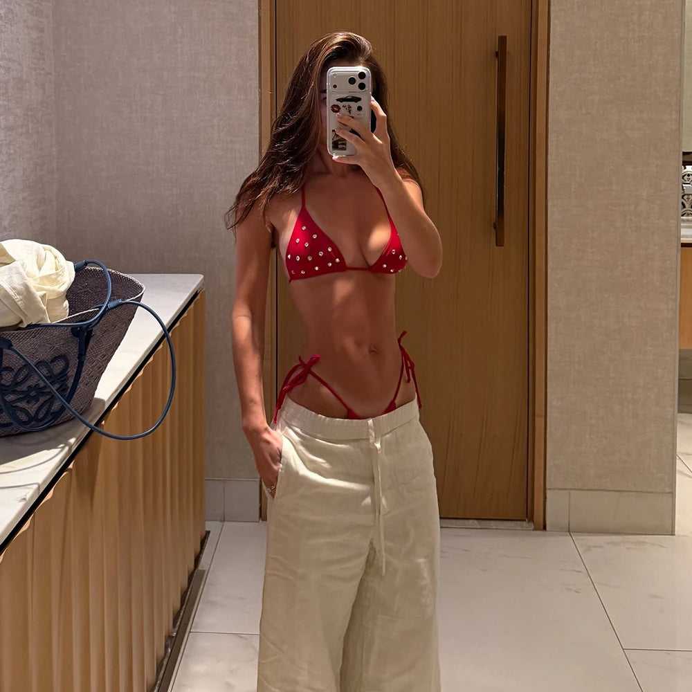 Micro Bikinis 2026 Push Up Women Swimsuit Sexy Swimwear Brazilian Bikini Set