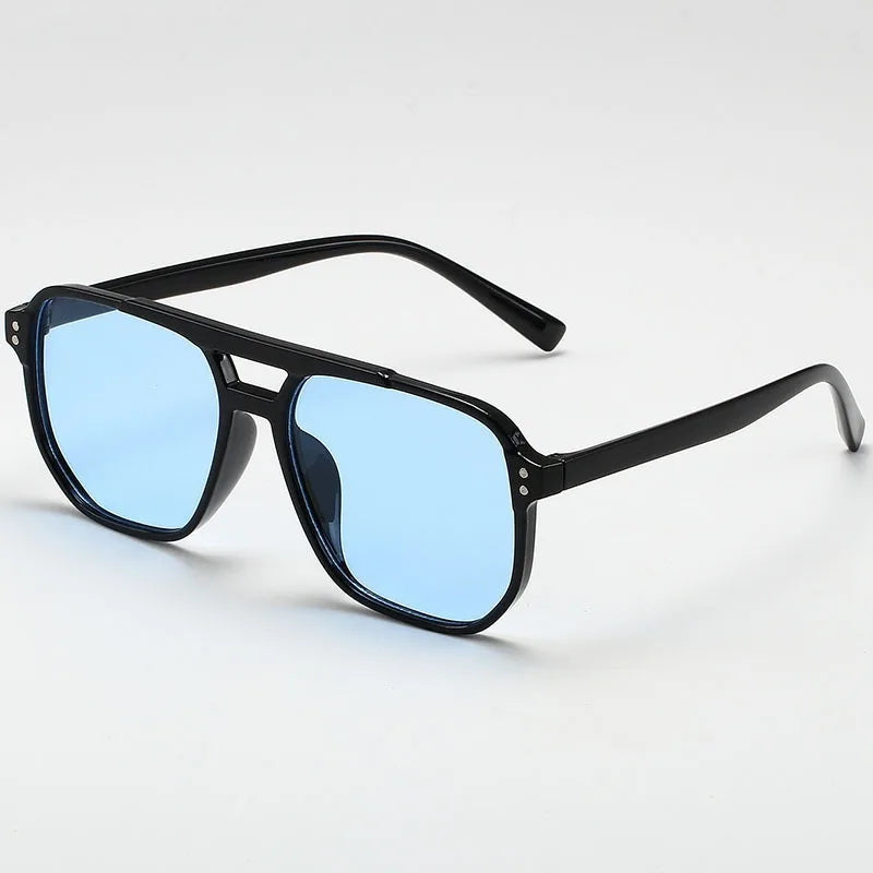 Vintage Big Square Sunglasses UV400 Unisex